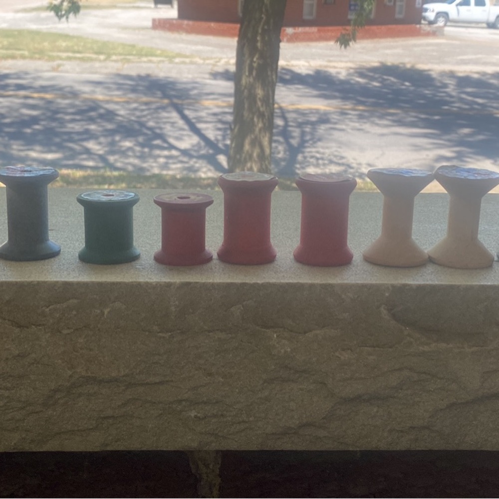 Vintage Wood Thread Spools - Picture 5 of 5